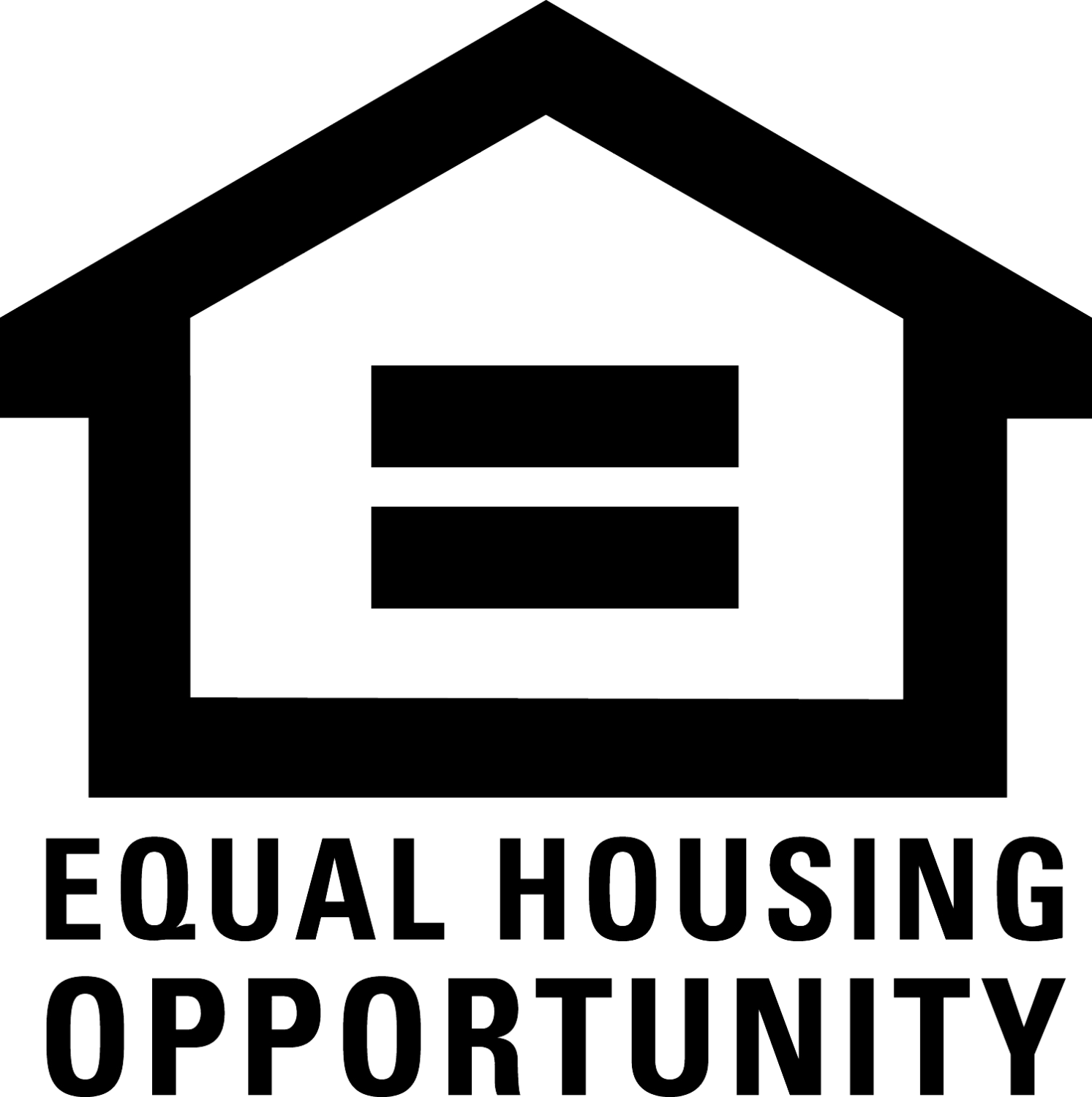 equal housing logo white