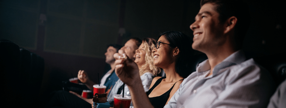 image of people at a movie theater